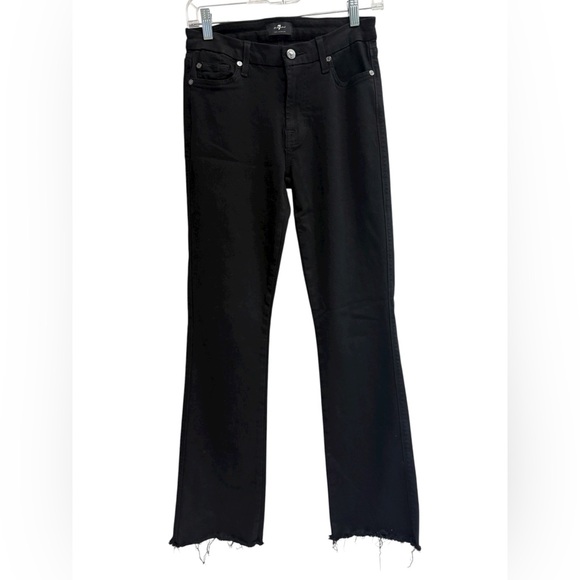 7 For All Mankind Denim - 7 FOR ALL MANKIND Women’s Black Kimmie Bootcut Jeans - Size 27